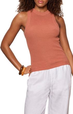 Sanctuary In the Mix Cotton Sweater Tank in Ancient Clay at Nordstrom, Size X-Small