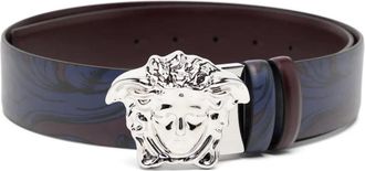Versace leather belt - Purple