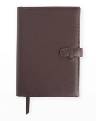 Royce Leather Monogrammed Executive Weekly Leather Calendar Planner, Personalized