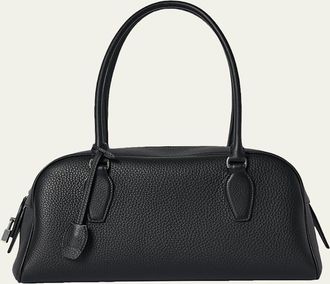 The Row India East-West Shoulder Bag in Grain Leather