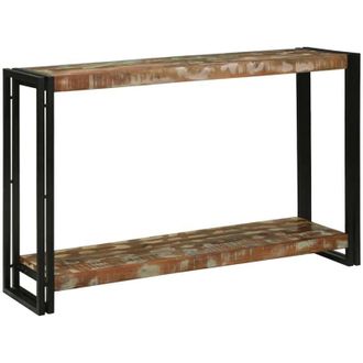 vidaXL Tavolo consolle 120 x 33 x 75 cm legno massello di riciclo - Vidaxl