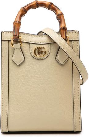 Gucci Pre-owned Gucci Mini Calfskin Bamboo Diana Satchel Ladies NB64GB6Y0CNLALU5