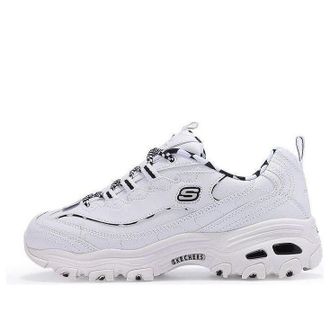 Skechers (WMNS) Skechers DLites 1.0 low Shoes GS White 149227-WBK