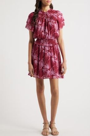 Rails Terrin Botanical Print Ruffle Dress in Bahia at Nordstrom Rack, Size Xx-Large