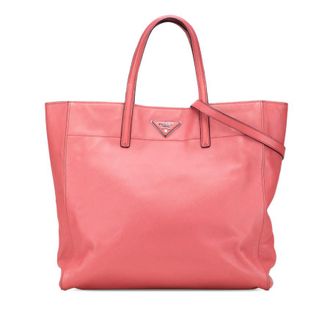 Prada Pre-owned Prada Saffiano Soft Tote Ladies EN0Q4IX1EXB9NV21
