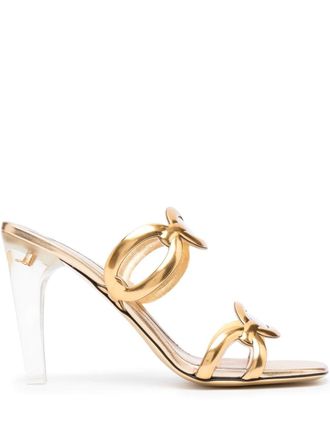 Valentino Garavani 100mm Chain 1967 sandals - Gold