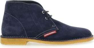 Dsquared2 Blue Lace-Up Boots