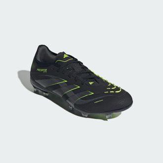 adidas adidas Performance Unisex Predator Pro Firm Ground Boots - Black - Size UK 7.5