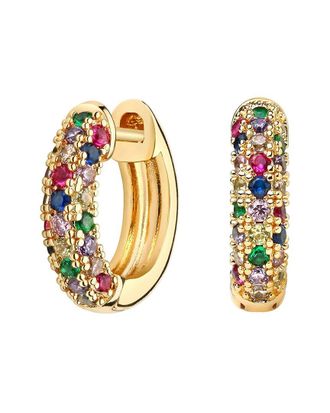 Liv Oliver 18K Plated 1.75 Ct. Tw. Cz Earrings