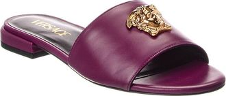Versace Medusa Leather Sandal