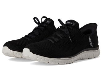 Skechers Virtue - Divinity Hands Free Slip-Ins Womens Shoes Black White : 9.5 B - Medium