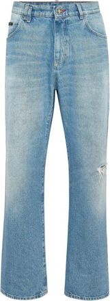 Philipp Plein Denim Shorts Signature - Heren - Flared Jeans - Blauw - W30 - Denim - Jeans