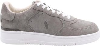 Polo Ralph Lauren Kalfje Sneaker voor Mannen en Vrouwen - Heren - Sneakers - Grijs - 45 EU - Schoenen