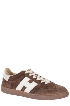 Hogan Cool Leather Accent Suede Low-Top Sneakers