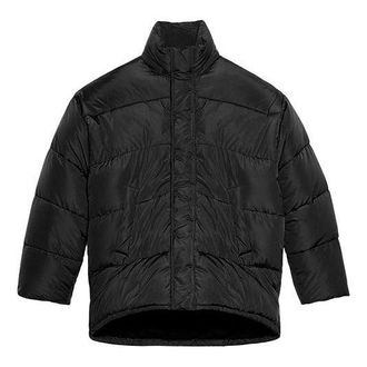 Balenciaga C-Shape Puffer Jacket Black 621982TYD331000