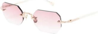 Matsuda M5010 Zonnebril - unisex - Zonnebrillen - Geel - 51 MM - Accessoires