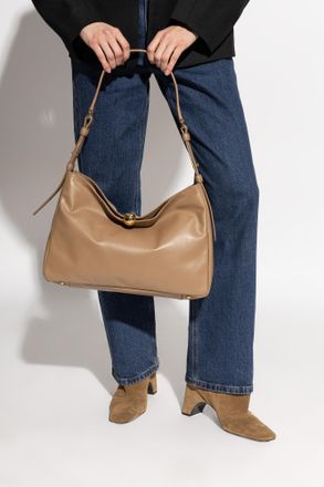 Furla Shoulder Bag Sfera Soft Large, Womens, Beige