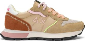 Sun 68 Ally Color Explosion - Dames - Sneakers - Beige - 37 EU - Leer - Schoenen