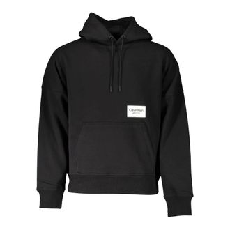 Calvin Klein Black Hoodie with Print and Logo