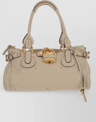 Chlo&eacute; paddington shoulder bag top handles strap