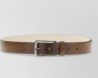 Brunello Cucinelli leather regular belt