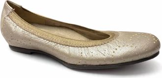 Munro Womens Brandi Flats In Taupe Pearlized Kid