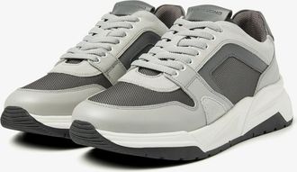Gentiluomo Lichtgrijze sneaker Fulvio