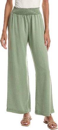 Bella Dahl Smocked Waist Wide Leg Relaxed Fit Pant