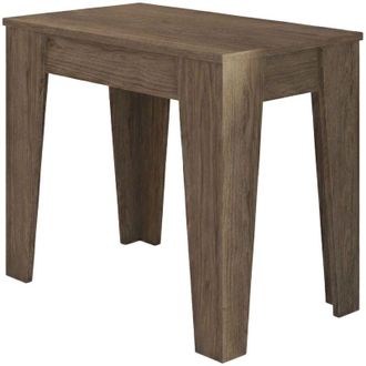 Dmora Consolle Allungabile Gizio, Allungabile, 12 Posti, Meccanismo Estensione Allunghe Centrali, 305.6x90x75.2h cm Marrone Rovere
