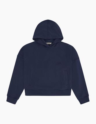 Ellesse Womens Liscia OH Hoodie - Dark Blue - Navy - Size: 14