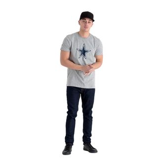 New Era Dallas Cowboys NFL Team Logo Grey T-Shirt