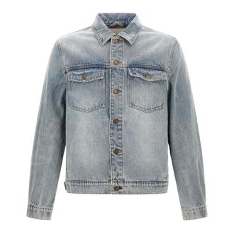 Entire studios Entire Studios - Klassieke Denim Jas - Heren - Jassen - Blauw - Maat: M Denim