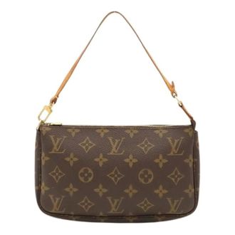 Louis Vuitton Pre-owned Monogram Canvas Pochette - Dames - Pre-owned - Bruin - Maat: ONE Size