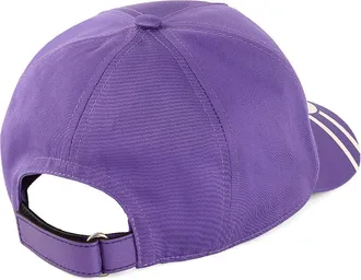 Gucci Mens Gg Logo College Baseball Cap Purple Accessories > Beanies & Hats