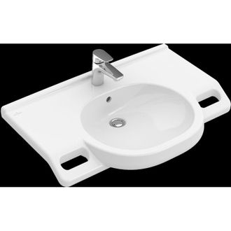 Villeroy & Boch Villeroy&boch - Lavabo Vicare De 1 Orificio Para Grifo, Sin