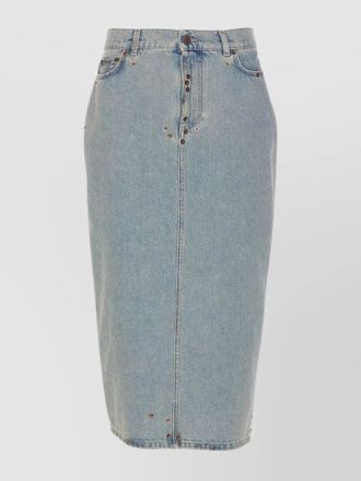 Women's Moschino Denim Skirts - up to −88% | Stylight