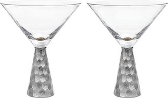 American Atelier Daphne Set Of 2 Martini Glasses