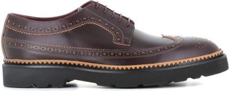 Paul Smith Count brogues - men - Calf Leather/Rubber/Calf Leather - 10 - Red