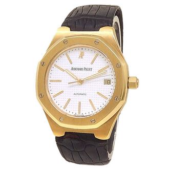 Audemars Piguet Pre-owned Audemars Piguet Royal Oak Automatic White Dial Mens Watch 14800BA