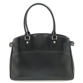 Louis Vuitton Noir Epi Leather Shoulder Bag Tote Bag (Pre-Owned)