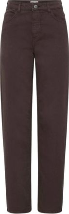 Ichi Pantalones - Trousers - Mujer - Marr&oacute;n - W31 L34