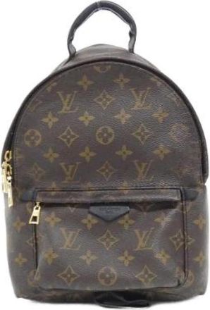 Louis Vuitton Pre-owned Palm Springs Monogram Rugzak - Dames - Vintage Rugzakken - Bruin - ONE Size - Vintage