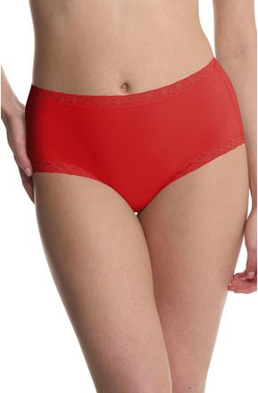 Natori Bliss Cotton Full Brief in Paprika at Nordstrom, Size X-Large