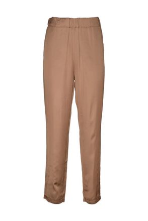 ICONA Bronze Trousers with Relaxed Fit and Tapered Leg