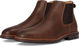 Florsheim Anthem Plain Toe Gore Boots Mens Boots Brown Crazy Horse : 10.5 W (3E), Leather/Suede