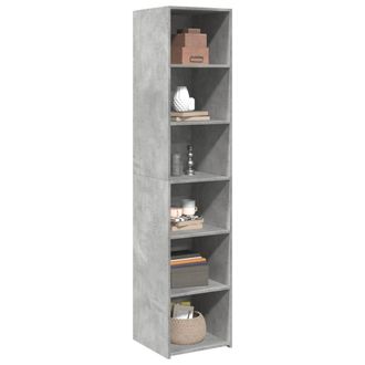 Berkfield Home Highboard Concrete Grey 40x41x185 cm Engineered Wood | Size: 40 x 41 x 185 cm