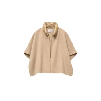 Marella Marella - Jassen > Capes - Dames - Jassen - Beige - Maat: M