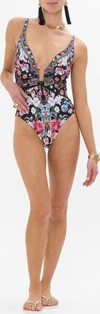 Camilla U Ring One Piece With Underwire Midnight In Monserrate at Nordstrom, Size X-Small Au