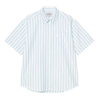 Carhartt Work in Progress SS Royce Shirt - male - Carhartt Wip - Short Sleeve Shirts - White - XS - Shirts