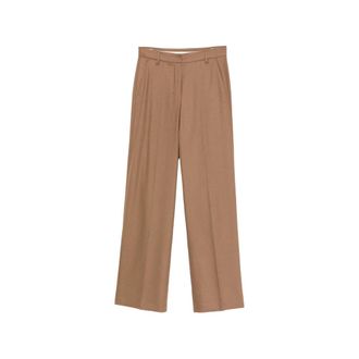 Max Mara Pressed-crease Straight-leg Trousers